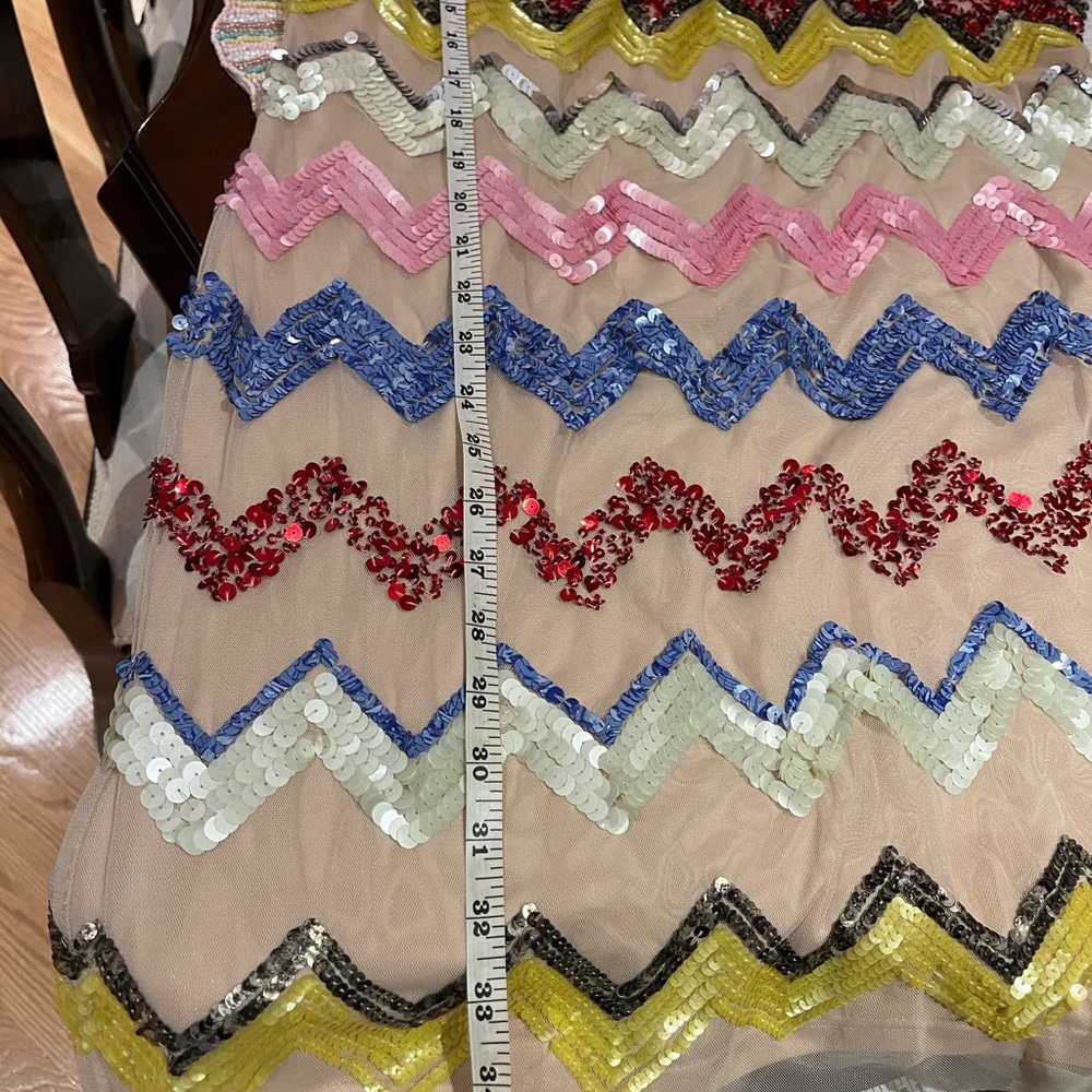 Aidan Mattox Multicolor Sequin Mini Dress - Picture 8 of 8